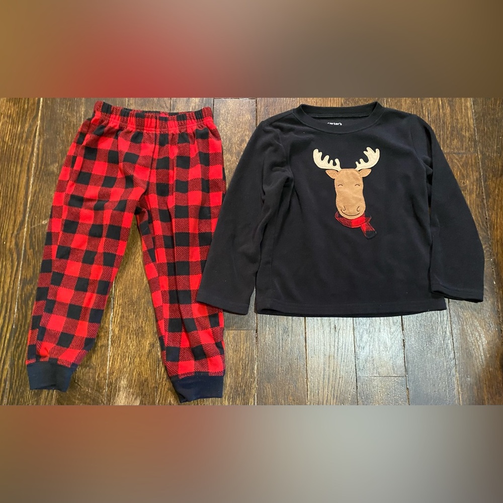 carters toddler boy pajama set 4T